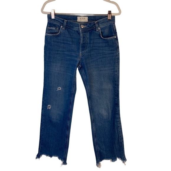𝅺WE The Free Maggie Ripped Ankle Straight Leg Jeans - Picture 2 of 9